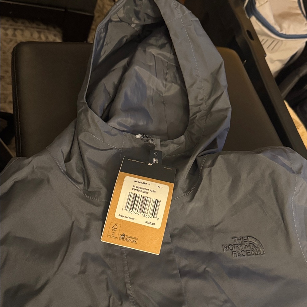 The North Face Charcoal Hooded Jacket